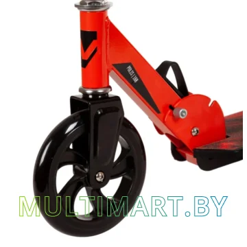 Самокат Novatrack Polis Plastic New 160P.POLIS.RD22 (красный/черный, 2022) картинка 4